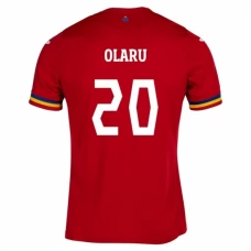 Romania Olaru 20 Vieraspelipaita EM 2024 Jalkapallo Pelipaidat Peliasut