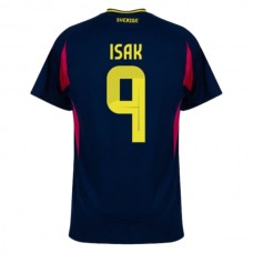 Ruotsi Isak 9 Vieraspelipaita 2024 Jalkapallo Pelipaidat Peliasut