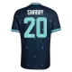 Saksa Gnabry 20 MM Vieraspaita 2026 Pelipaita