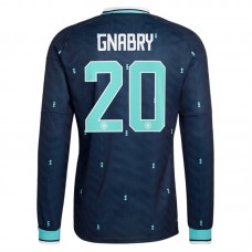 Saksa Gnabry 20 MM Vieraspaita 2026 Pelipaita Long Sleeve