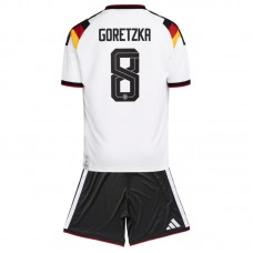 Saksa Goretzka 8 MM Kotipaita 2026 Lasten Pelipaita