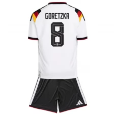 Saksa Goretzka 8 MM Kotipaita 2026 Lasten Pelipaita