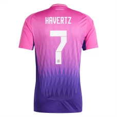 Saksa Havertz 7 Vieraspelipaita EM 2024 Jalkapallo Pelipaidat Peliasut