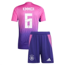 Saksa Kimmich 6 Lasten Vieraspelipaita EM 2024 Jalkapallo Pelipaidat Peliasut