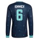 Saksa Kimmich 6 MM Vieraspaita 2026 Pelipaita Long Sleeve