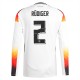 Saksa Rüdiger 2 Kotipelipaita EM 2024 Jalkapallo Pelipaidat Peliasut(L/S)