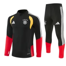 Saksa Tracksuit 2026-27 - 1-4 Zip Musta