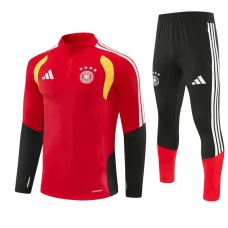 Saksa Tracksuit 2026-27 - 1-4 Zip Punainen