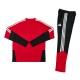 Saksa Tracksuit 2026-27 - 1-4 Zip Punainen