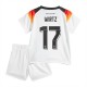 Saksa Wirtz 17 Lasten Kotipelipaita EM 2024 Jalkapallo Pelipaidat Peliasut