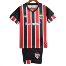 São Paulo FC Lasten Vieraspelipaita 2024-25 Jalkapallo Pelipaidat Peliasut