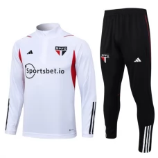São Paulo FC Verryttelypuku 2023-24 - 1-4 Zip Valkoinen