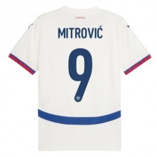 Serbia Mitrović 9 Vieraspelipaita EM 2024 Jalkapallo Pelipaidat Peliasut