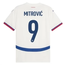 Serbia Mitrović 9 Vieraspelipaita EM 2024 Jalkapallo Pelipaidat Peliasut
