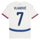 Serbia Vlahović 7 Vieraspelipaita EM 2024 Jalkapallo Pelipaidat Peliasut