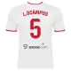 Sevilla FC L.Ocampos 5 Kotipelipaita 2024-25 Jalkapallo Pelipaidat Peliasut
