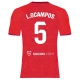 Sevilla FC L.Ocampos 5 Vieraspelipaita 2024-25 Jalkapallo Pelipaidat Peliasut