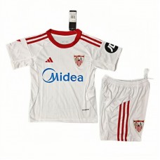 Sevilla FC Lasten Kotipelipaita 2025-26 Jalkapallo Pelipaidat Peliasut