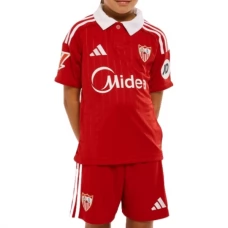 Sevilla FC Lasten Vieraspelipaita 2025-26 Jalkapallo Pelipaidat Peliasut
