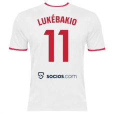 Sevilla FC Lukébakio 11 Kotipelipaita 2024-25 Jalkapallo Pelipaidat Peliasut