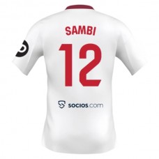 Sevilla FC Sambi 12 Kotipelipaita 2025-26 Jalkapallo Pelipaidat Peliasut