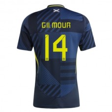 Skotlanti Gilmour 14 Kotipelipaita EM 2024 Jalkapallo Pelipaidat Peliasut