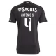 SL Benfica Antonio S. 4 Vieraspelipaita 2023-24 Jalkapallo Pelipaidat Peliasut