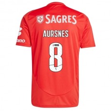SL Benfica Aursnes 8 Kotipelipaita 2024-25 Jalkapallo Pelipaidat Peliasut