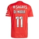 SL Benfica Di Maria 11 Kotipelipaita 2024-25 Jalkapallo Pelipaidat Peliasut