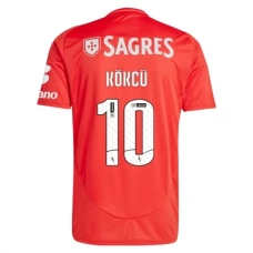 SL Benfica Kökcü 10 Kotipelipaita 2024-25 Jalkapallo Pelipaidat Peliasut