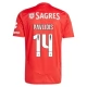 SL Benfica Pavlidis 14 Kotipelipaita 2024-25 Jalkapallo Pelipaidat Peliasut