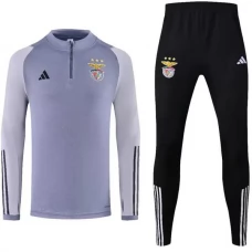 SL Benfica Verryttelypuku 2023-24 - 1-4 Zip Harmaa
