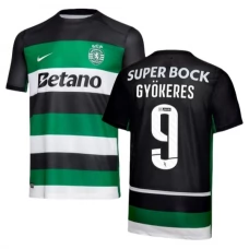 Sporting Lisbon Gyökeres 9 Kotipelipaita 2024-25 Jalkapallo Pelipaidat Peliasut