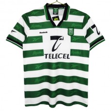 Sporting Lisbon Kotipelipaita Retro 1999-00 Jalkapallo Pelipaidat Peliasut