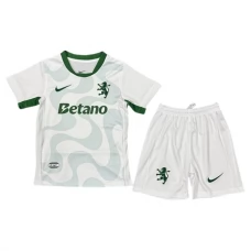 Sporting Lisbon Lasten Vieraspelipaita 2025-26 Jalkapallo Pelipaidat Peliasut