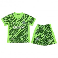 Sporting Lisbon Maalivahdin Lasten Kotipelipaita 2025-26 Jalkapallo Pelipaidat Peliasut