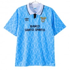 SS Lazio Kotipelipaita Retro 1991-92 Jalkapallo Pelipaidat Peliasut