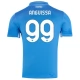 SSC Napoli Anguissa 99 Kotipelipaita 2024-25 Jalkapallo Pelipaidat Peliasut