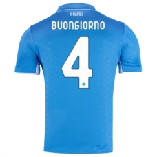 SSC Napoli Buongiorno 4 Kotipelipaita 2024-25 Jalkapallo Pelipaidat Peliasut