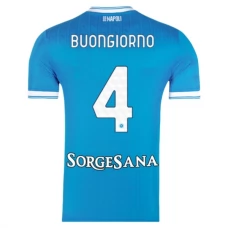 SSC Napoli Buongiorno 4 Kotipelipaita 2025-26 Jalkapallo Pelipaidat Peliasut