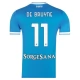 SSC Napoli De Bruyne 11 Kotipelipaita 2025-26 Jalkapallo Pelipaidat Peliasut