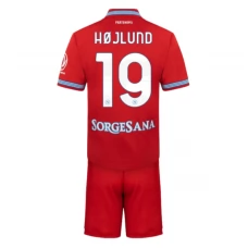SSC Napoli Højlund 19 Kolmospaita 2026-27 Lasten Pelipaita