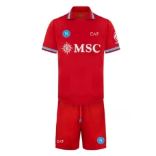 SSC Napoli Kolmospaita 2026-27 Lasten Pelipaita
