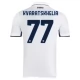 SSC Napoli Kvaratskhelia 77 Vieraspelipaita 2024-25 Jalkapallo Pelipaidat Peliasut
