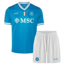 SSC Napoli Lasten Kotipelipaita 2025-26 Jalkapallo Pelipaidat Peliasut