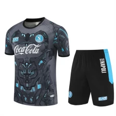 SSC Napoli Lasten Treenipaita Setti 2025-26 - Shorts Harmaa