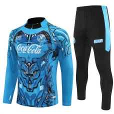 SSC Napoli Lasten Verryttelypuku 2025-26 - 1-4 Zip Sininen