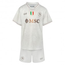 SSC Napoli Lasten Vieraspelipaita 2025-26 Jalkapallo Pelipaidat Peliasut