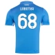 SSC Napoli Lobotka 68 Kotipelipaita 2024-25 Jalkapallo Pelipaidat Peliasut