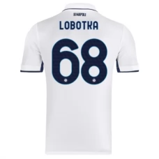 SSC Napoli Lobotka 68 Vieraspelipaita 2024-25 Jalkapallo Pelipaidat Peliasut